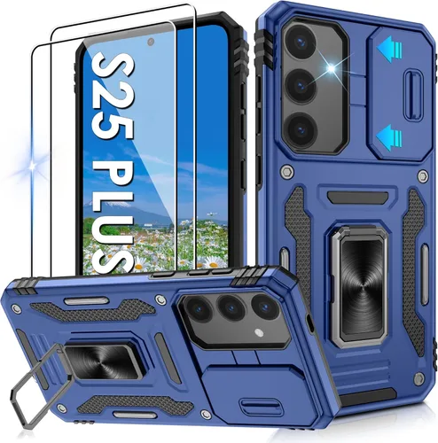 Miniatura 62 de Gritup para Samsung Galaxy S22 Funda con protectores de pantalla HD de 2 paquetes y cubierta deslizante para la cámara, protección contra caídas