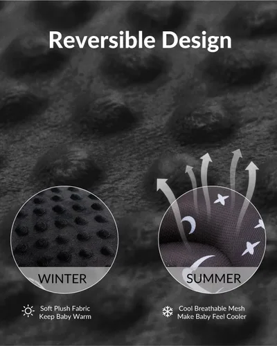 Miniatura 4 de Inserto de asiento de coche para bebé Genérico Compatible con columpio Mamaroo y columpio Graco y asiento de coche para bebé, soporte de cabeza
