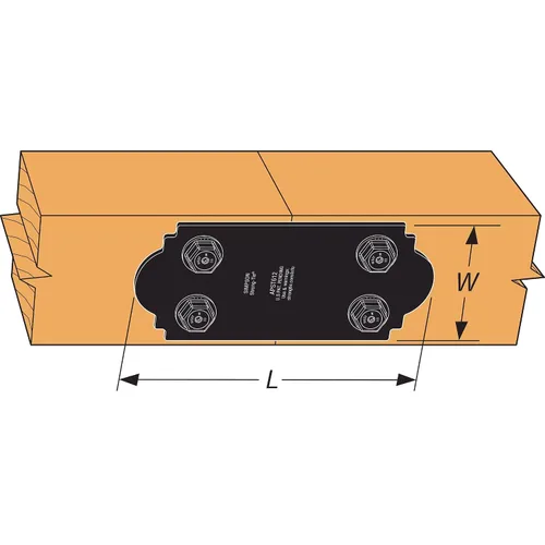 Miniatura 3 de Simpson Strong-Tie APST612 Acentos para exteriores - con sujetadores requeridos
