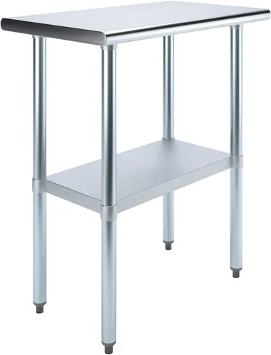 Miniatura 34 de Mesa de trabajo de acero inoxidable, mesa de metal