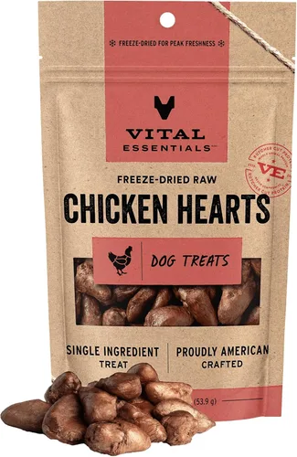 Miniatura 11 de Vital Essentials Golosinas de cuello de pollo de un solo ingrediente para perros, 255 g Liofilizadas crudas Golosinas de entrenamiento de alta