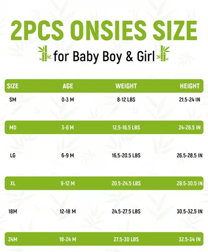 Miniatura 5 de DEFAHN 2 unids de bambú bebé mamelucos unisex Onsies sólido manga corta bebé body 0-24 meses