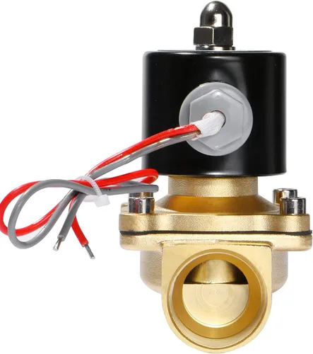 Miniatura 7 de U.S. Solid 1" Válvula electromagnética eléctrica de latón 24VAC Normalmente cerrado VITON aire no potable combustible del agua