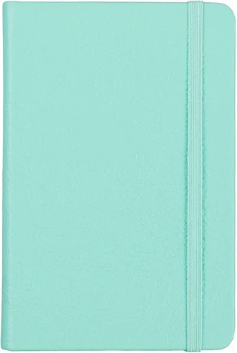 Miniatura 16 de Cuaderno de escritura clásico de cuero, tapa dura, cierre elástico, páginas con rayas estrechas, colección Inspire