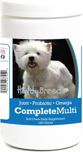 Miniatura 24 de Healthy Breeds Boxer todo en uno multivitamínico suave masticable 120