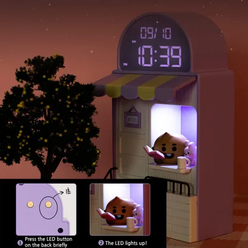 Miniatura 5 de BT21 Reloj de escritorio LED digital Cafe (RJ)