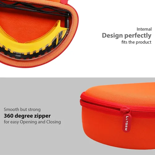 Miniatura 7 de LTGEM Estuche para gafas de seguridad Dewalt DPG82/DPG82-11/DPG82-11C/DPG82-11D/DPG82-21/DPG82-21C/DPG82-21D/DPG84 (Solo estuche)
