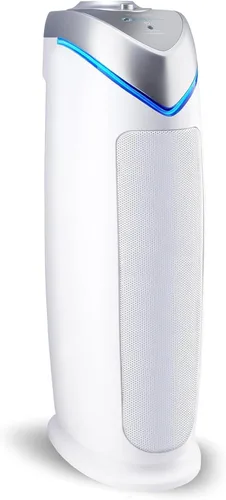 Germ Guardian Purificador de aire con filtro HEPA con desinfectante de luz ultravioleta, elimina los gérmenes, filtra las alergias, el polen, el