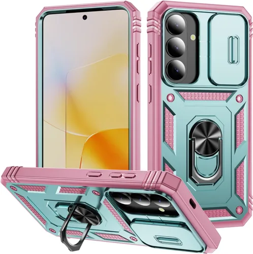 Miniatura 26 de Funda para Galaxy S22 Ultra, a prueba de golpes, resistente a los impactos con lente deslizante Funda protectora para Samsung Galaxy S22 Ultra 4G/5G