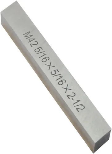 Miniatura 2 de 5 unidades – 5/16 x 5/16 x 2-1/2 pulgadas M42 de acero cobalto cuadrado herramienta broca torno cortador de mosca molino en blanco