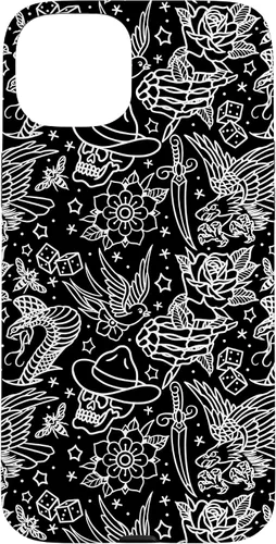 Miniatura 9 de Funda de arte de tatuaje tradicional americano para iPhone 17