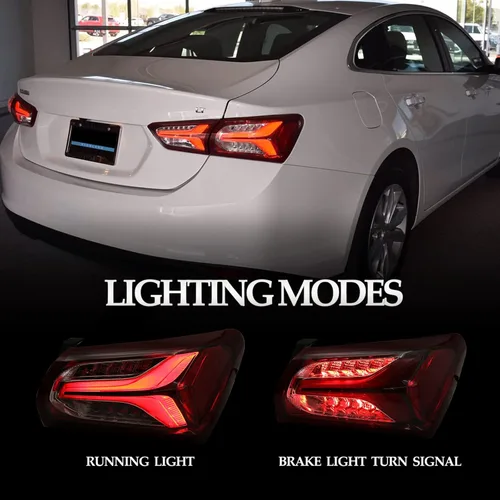 Miniatura 4 de FIONE - para Chevy Malibu - Conjunto de luz trasera LED trasera 2019 2020 2021 2022 trasero exterior derecho lado del pasajero derecho 845943