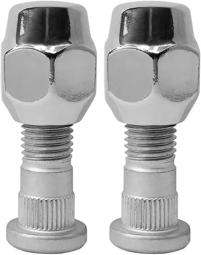 Miniatura 2 de Juego de 4 tuercas de espárrago cromadas M12x1.5 para rueda compatibles con Mazda 2, Mazda 3, Mazda 5, Mazda 6, CX-5 CX-7 CX-9 CX5 CX9 MPV MX-5