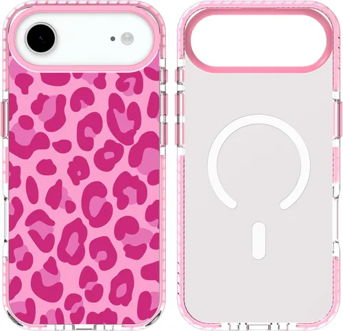 Miniatura 39 de SAKUULO Funda magnética para iPhone 11 Pro Max [Compatible con MagSafe] Patrón de Estampado de Leopardo Gris Claro Funda de Carga Inalámbrica