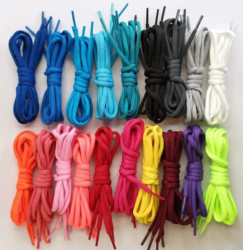 Miniatura 6 de VSUDO 2 pares de cordones ovalados para tenis, tenis de béisbol, tenis deportivos atléticos, para hombres o mujeres