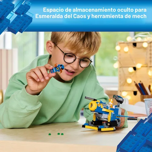 Miniatura 5 de LEGO Sonic The Hedgehog Cyclone vs. Metal Sonic - Juguete de construcción para niños, niños y niñas, a partir de 8 años - Traje mecánico