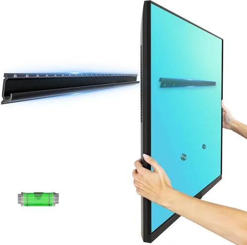 Miniatura 8 de Soporte de pared para TV sin tachuelas para televisores de 12 a 55 pulgadas, soporte de TV sin taladro que soporta hasta 100 libras, soporte de TV