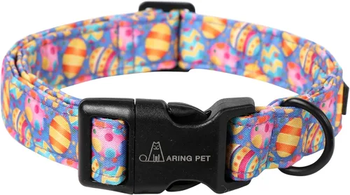 Miniatura 24 de Aring Pet Collar de algodón, ligero y ajustable, con hebilla de liberación rápida, para perros pequeños, medianos y grandes, otoño, hoja de arce