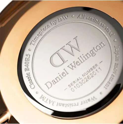 Miniatura 6 de Daniel Wellington Reloj Clásico Tela Oro Rosa (Poliéster)