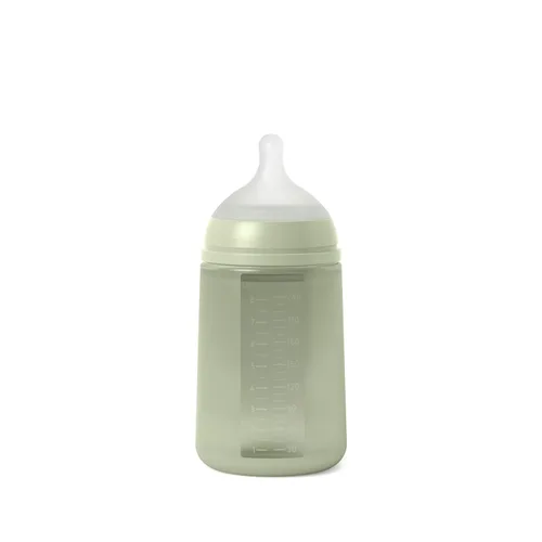 Miniatura 2 de Suavinex Color Essence SX PRO Biberón fisiológico de silicona flexible suave y flexible, biberones anticólicos, soporta la lactancia materna, Verde