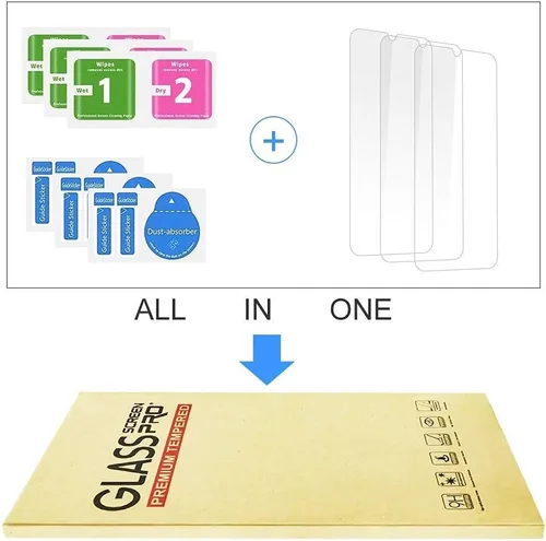 Miniatura 8 de Protector de pantalla para Xiaomi 11T (5 unidades) de alta transparencia [dureza 9H] [sin burbujas] Protector de pantalla de vidrio templado