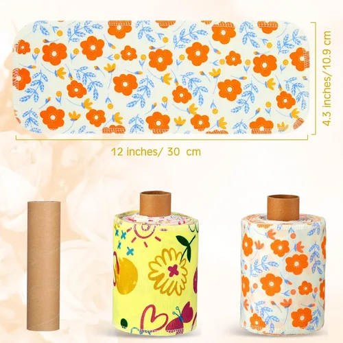 Miniatura 5 de VitalCozy 50 toallas de bidé reutilizables lavables para inodoro, toallitas de tela sin papel, toallas sin papel, algodón absorbente para cocina