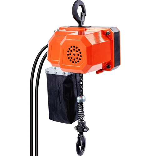 Miniatura 12 de VEVOR Polipasto eléctrico de cadena, capacidad de carga de 330 libras, altura de elevación de 10 pies, velocidad de 10 pies/min, 120 V, grúa