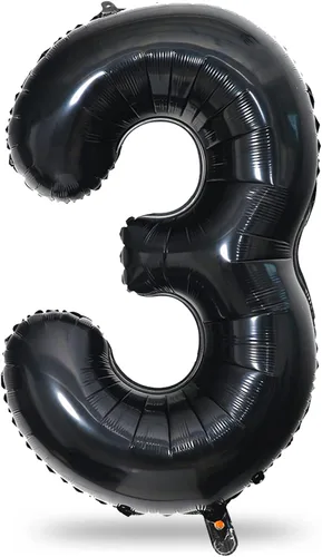 Miniatura 18 de Globo dorado champán con el número 5, globos de aluminio autoinflables grandes de 40 pulgadas del 0 al 9, globo de helio digital 5 dorado claro