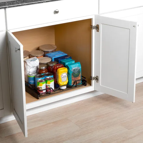 Miniatura 8 de HOLDN' STORAGE Organizador de gabinete extraíble, organizador resistente con garantía limitada de por vida -17 pulgadas de ancho x 21 pulgadas