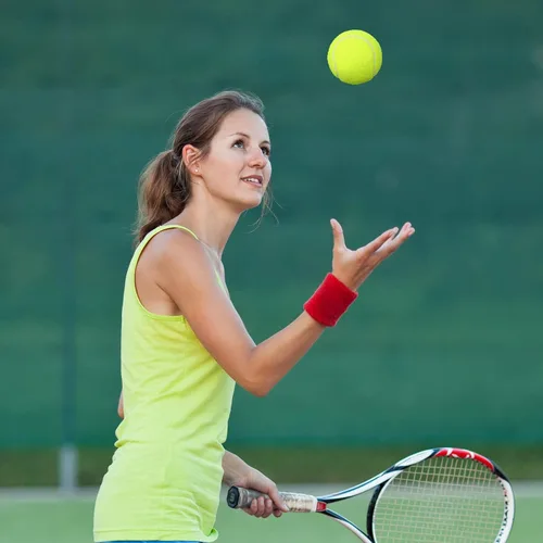 Miniatura 5 de Vinsot Paquete de 24 pelotas de tenis a granel, pelotas de presión estándar para entrenar jugadores principiantes jóvenes, pelota de ejercicio