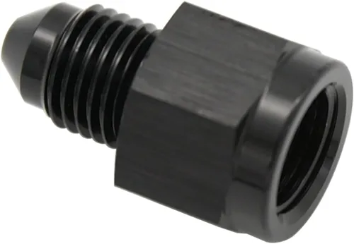 Miniatura 4 de 1/8 NPT hembra a -3 AN AN3 macho Flare Thread Expander adaptador Expander Accesorios de manguera Aluminio Negro