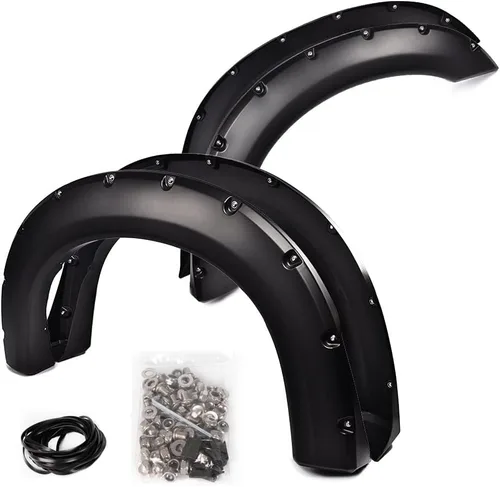 Miniatura 7 de G-PLUS Kit de guardabarros compatible con Ford F250 F350 Super Duty 1999-2007 (no compatible con modelos duales), cubierta protectora de rueda