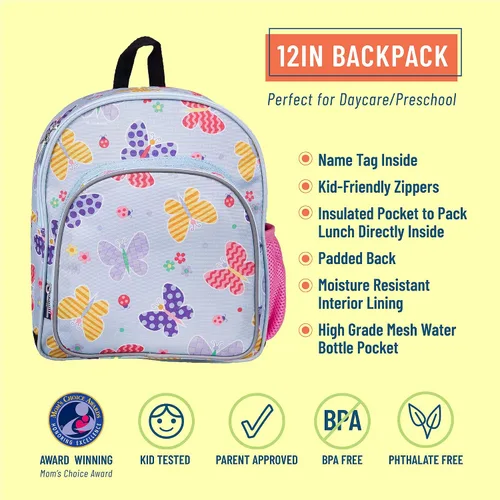 Miniatura 2 de Wildkin - Mochila de 12 pulgadas para niña.