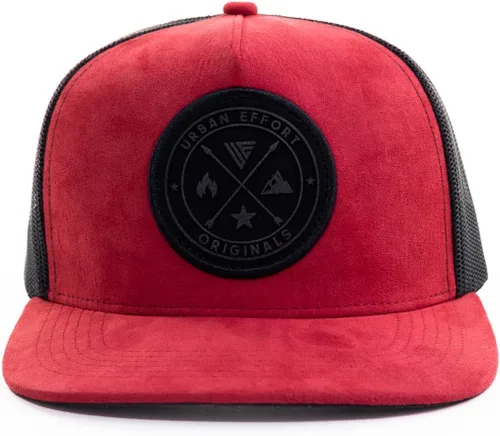 Miniatura 152 de Urban Effort Gorra trasera de malla, para hombres y mujeres, gorra de béisbol de 5 paneles, gran cierre a presión para caza y senderismo