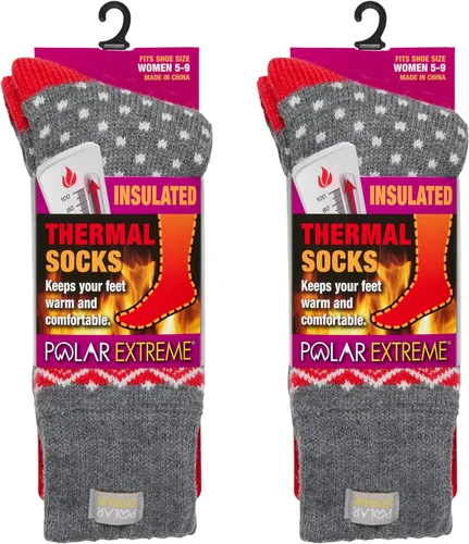 Miniatura 36 de Polar Extreme Calcetines térmicos de senderismo – acolchados, aislados, cálidos para botas, mujeres y hombres, talla única para la mayoría de 4-10