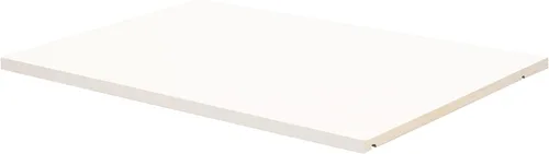 Palace Imports Estante grande de madera maciza 100% solo para armario/armario/armario Kyle, color blanco