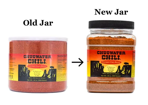 Miniatura 3 de Chugwater Chili Mezcla de condimentos gourmet de chile y condimento para tacos Tina de 16 onzas Receta de chile del Campeonato Estatal