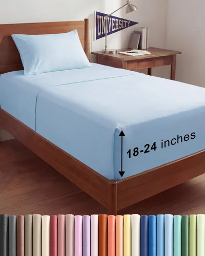 Miniatura 49 de Sábanas King divididas con bolsillos extra profundos, sábanas transpirables y refrescantes de 5 piezas, sábanas de lujo para hotel, suaves, sin 22