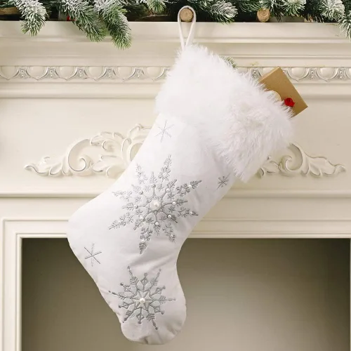 Miniatura 2 de Colección de calcetas navideñas alegres de Comfy Hour (bordado de terciopelo suave)