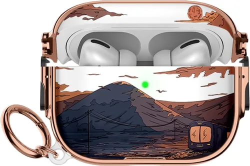 Miniatura 43 de Maxjoy para Funda Linda de AirPods 2 (2019) con Bloqueo de Seguridad, Compatible con Funda de AirPod de 2ª Generación de Mármol para Mujeres