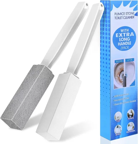 Laiyeoy Limpiador de Inodoro Piedra Pómez - Removedor de Manchas de Agua Dura, Elimina Potentemente los Anillos del Inodoro, Óxido y Cal, Ideal para