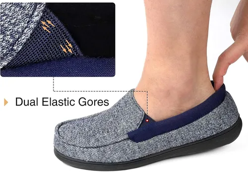 Miniatura 6 de RockDove SILVADUR - Pantuflas antiolor para hombre, 8