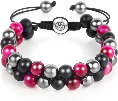 Miniatura 23 de Triple Protection Bracelet - for Protect & Balance - Energy Crystal Handmade Bracelets for Men Women