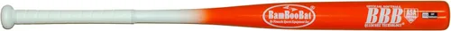 Miniatura 6 de BamBooBat Bate de sóftbol de lanzamiento lento sin carga aprobada por la ASA - 34 pulgadas garantía de 100 días Mango natural/barril azul real