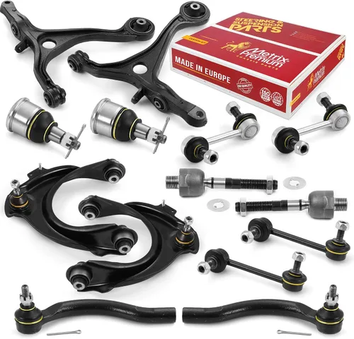 Miniatura 30 de Metrix Premium Chassis Parts - Kit de suspensión delantera de 10 piezas para BMW X5 2007-2013, BMW X6 2008-2014, reemplazo, fabricado en Europa