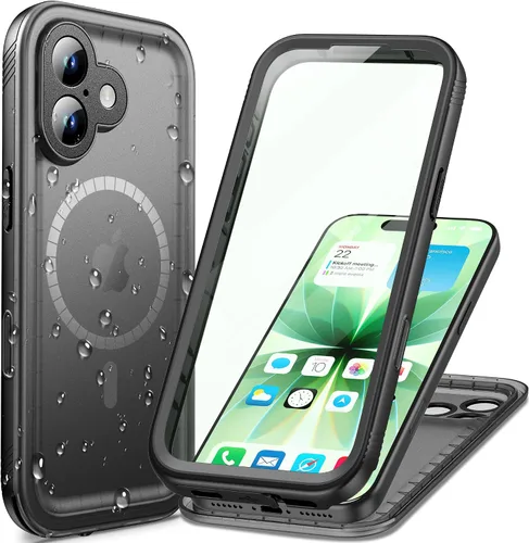 Miniatura 78 de Cozycase TOP Funda impermeable para iPhone 17 Pro Max - Grado militar resistente a todo 360 con protector de cámara de pantalla, doble IP68 a prueba