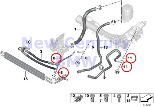 BMW Sistema de lubricación genuina Junta anillo A16X20-Cusn 735i 735iL 740i 740iL 750iL 525i 530i X5 3.0si X5 3.5d X5 4.8i X5 M X5 35dX X5 35iX X5