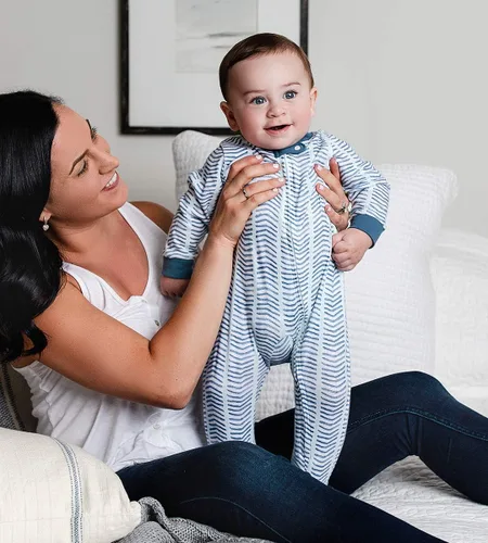 Miniatura 94 de Burt's Bees Baby - Pijama de una pieza para bebé, mameluco para dormir y jugar, algodón 100% orgánico, cremallera frontal