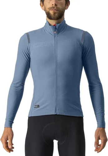 Castelli Tutto Nano ROS - Camiseta de ciclismo de manga larga para hombre color azul salvaje A20515