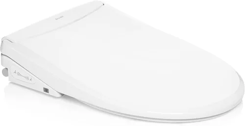 Miniatura 13 de Brondell Asiento de inodoro con bidé S1400, asiento de inodoro inteligente, doble de acero inoxidable, boquilla autolimpiante con tecnología Clean